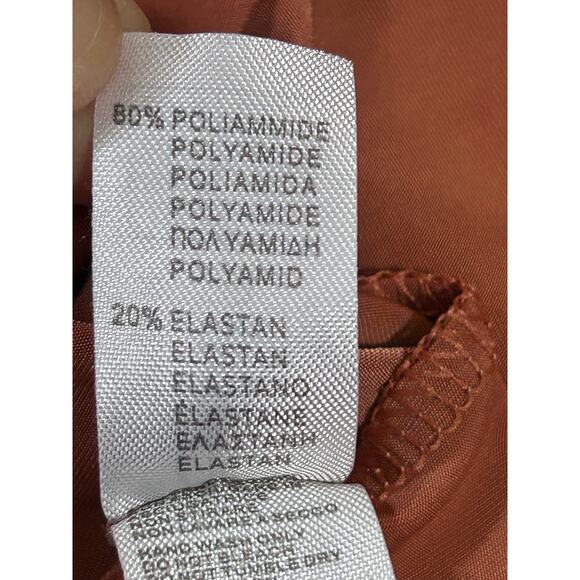 Ancona Lingerie L/XL Burnt Orange Lingerie Babydoll Dress Lace Coquette Feminine - Picture 7 of 8